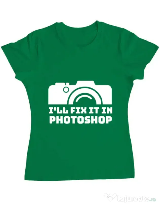 Tricou ADLER dama I’ll fix it Verde mediu