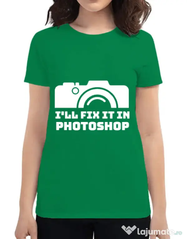 Tricou ADLER dama I’ll fix it Verde mediu