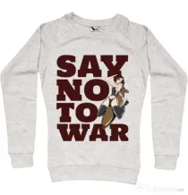 Bluza ADLER dama Say no to war Migdala melanj