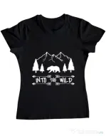 Tricou ADLER dama Into the wild Negru