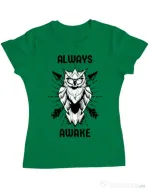 Tricou ADLER dama Always awake Verde mediu