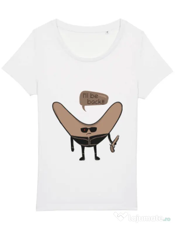 Tricou STANLEY STELLA dama I’ll be back Alb