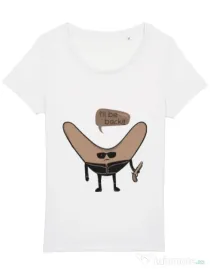 Tricou STANLEY STELLA dama I’ll be back Alb