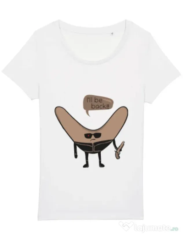 Tricou STANLEY STELLA dama I’ll be back Alb