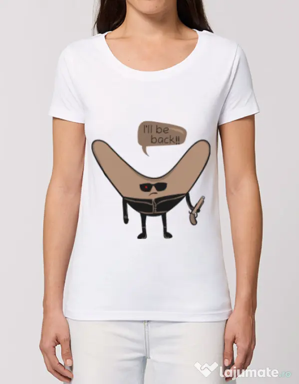 Tricou STANLEY STELLA dama I’ll be back Alb