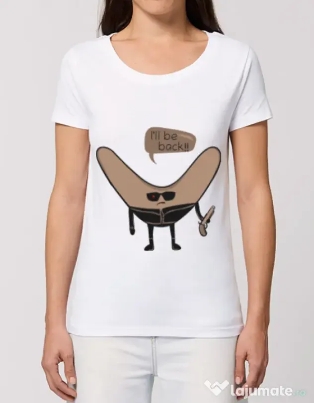 Tricou STANLEY STELLA dama I’ll be back Alb
