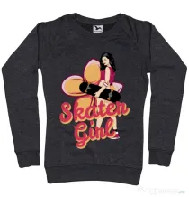 Bluza ADLER dama Skater Girl Negru melanj