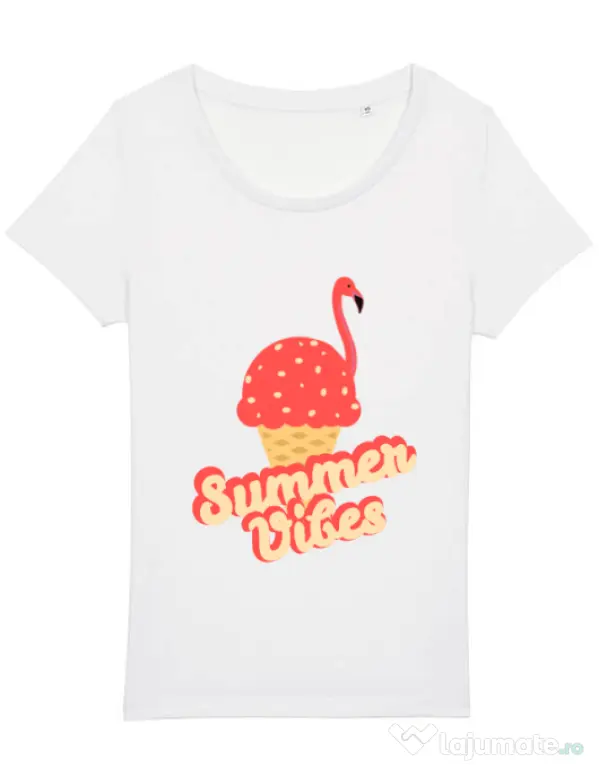 Tricou STANLEY STELLA dama Summer Vibes Alb