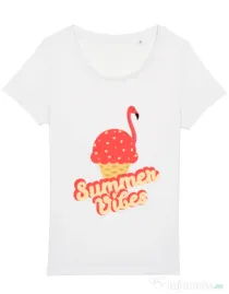 Tricou STANLEY STELLA dama Summer Vibes Alb