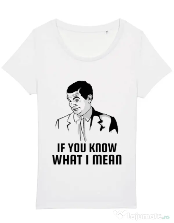 Tricou STANLEY STELLA dama If you know what i mean Alb