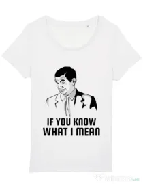 Tricou STANLEY STELLA dama If you know what i mean Alb