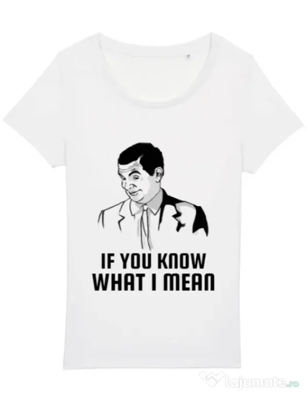 Tricou STANLEY STELLA dama If you know what i mean Alb