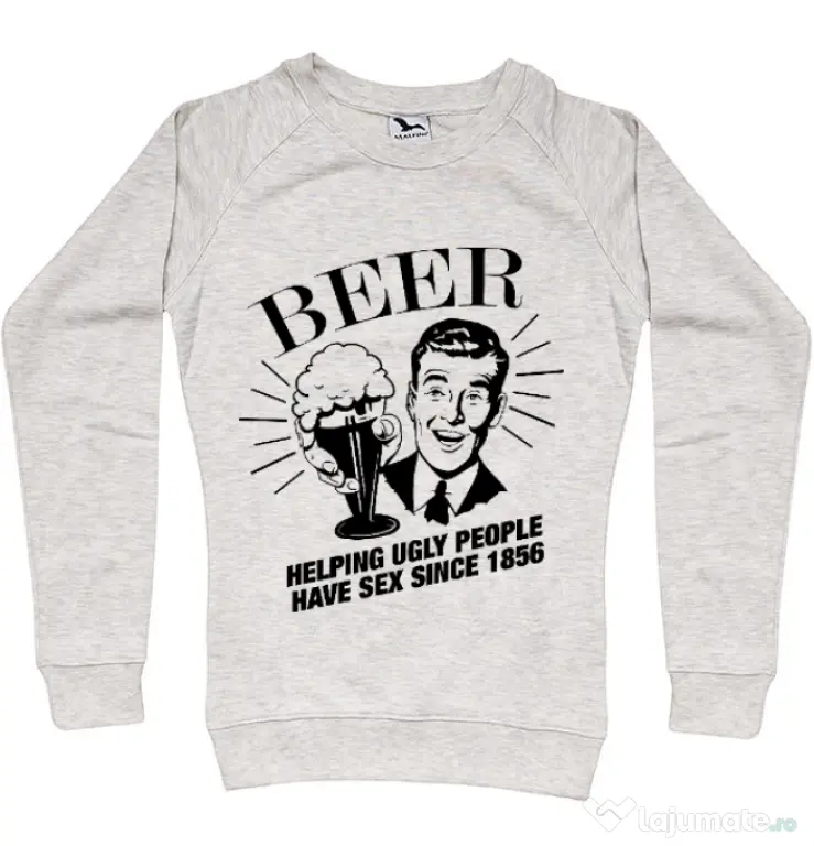 Bluza ADLER dama Helping beer Migdala melanj