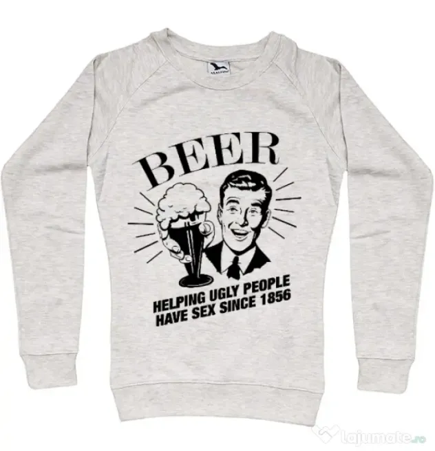 Bluza ADLER dama Helping beer Migdala melanj