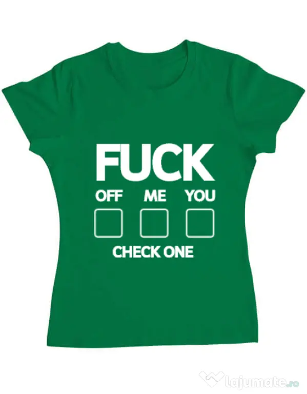 Tricou ADLER dama Check one Verde mediu