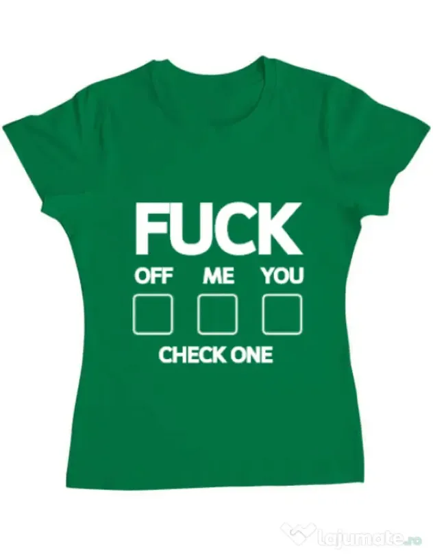 Tricou ADLER dama Check one Verde mediu