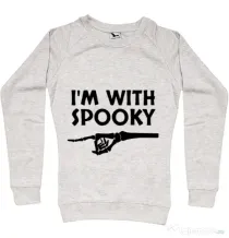 Bluza ADLER dama I'm with spooky Migdala melanj