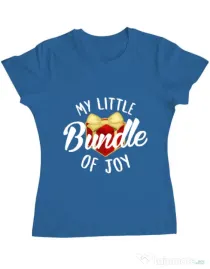 Tricou ADLER dama Bundle of joy Albastru azuriu