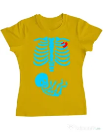 Tricou ADLER dama Radiografie Galben