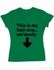 Tricou ADLER dama The last one Verde mediu