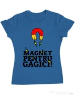 Tricou ADLER dama Magnet pentru gagici Albastru azuriu