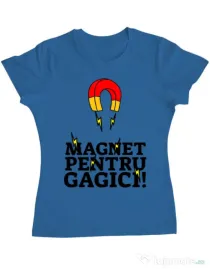 Tricou ADLER dama Magnet pentru gagici Albastru azuriu