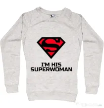 Bluza ADLER dama I'm his superwoman Migdala melanj