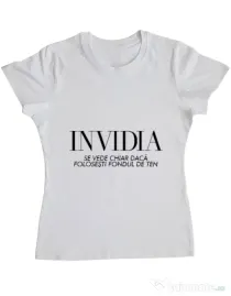 Tricou ADLER dama Invidia Alb