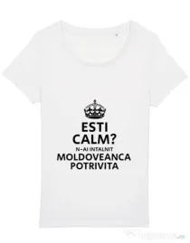 Tricou STANLEY STELLA dama Moldoveanca potrivita Alb
