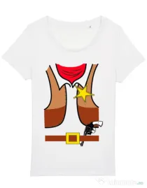 Tricou STANLEY STELLA dama Cowboy Suit 1 Alb