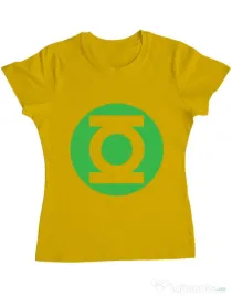 Tricou ADLER dama Green lantern Galben
