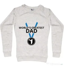 Bluza ADLER dama World's greatest dad Migdala melanj