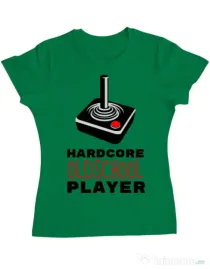 Tricou ADLER dama Hardcore player Verde mediu