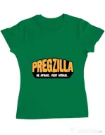 Tricou ADLER dama Pregzilla Verde mediu