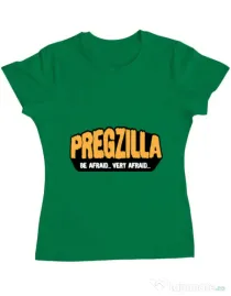 Tricou ADLER dama Pregzilla Verde mediu