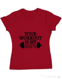 Tricou ADLER dama Your workout Rosu
