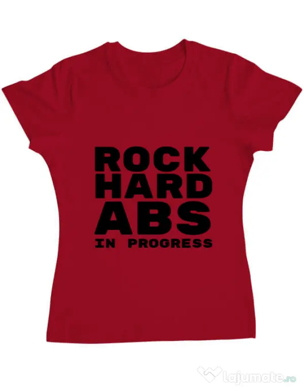 Tricou ADLER dama Rock hard Rosu