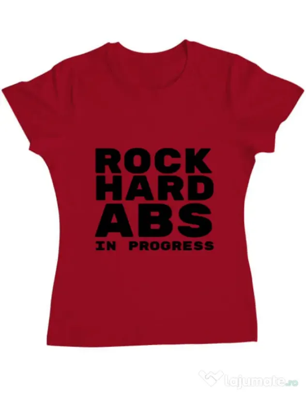Tricou ADLER dama Rock hard Rosu