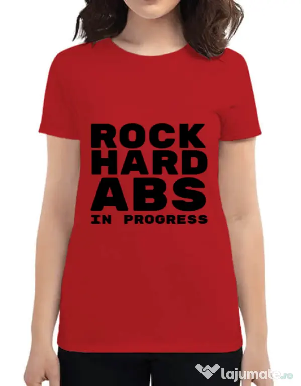 Tricou ADLER dama Rock hard Rosu