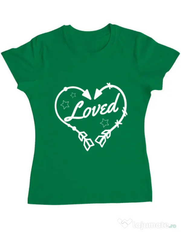 Tricou ADLER dama Loved Verde mediu