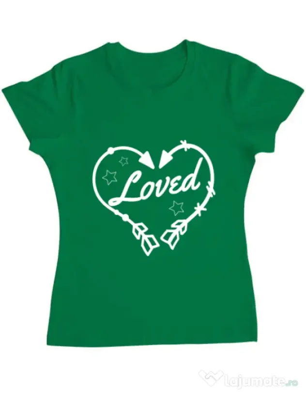 Tricou ADLER dama Loved Verde mediu