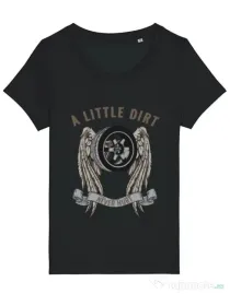 Tricou STANLEY STELLA dama A little dirt Negru