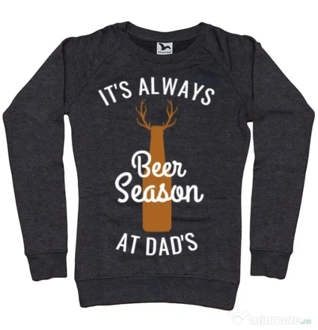 Bluza ADLER dama Beer season Negru melanj