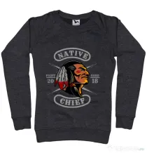 Bluza ADLER dama Native chief Negru melanj