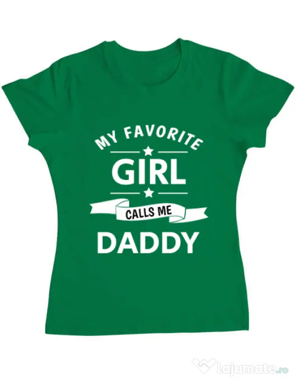 Tricou ADLER dama My favorite girl Verde mediu