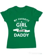 Tricou ADLER dama My favorite girl Verde mediu