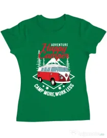 Tricou ADLER dama Happy Verde mediu