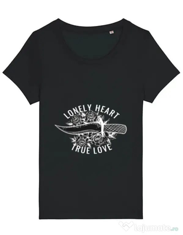Tricou STANLEY STELLA dama Lonely heart Negru