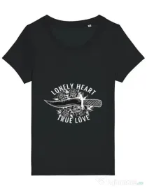 Tricou STANLEY STELLA dama Lonely heart Negru