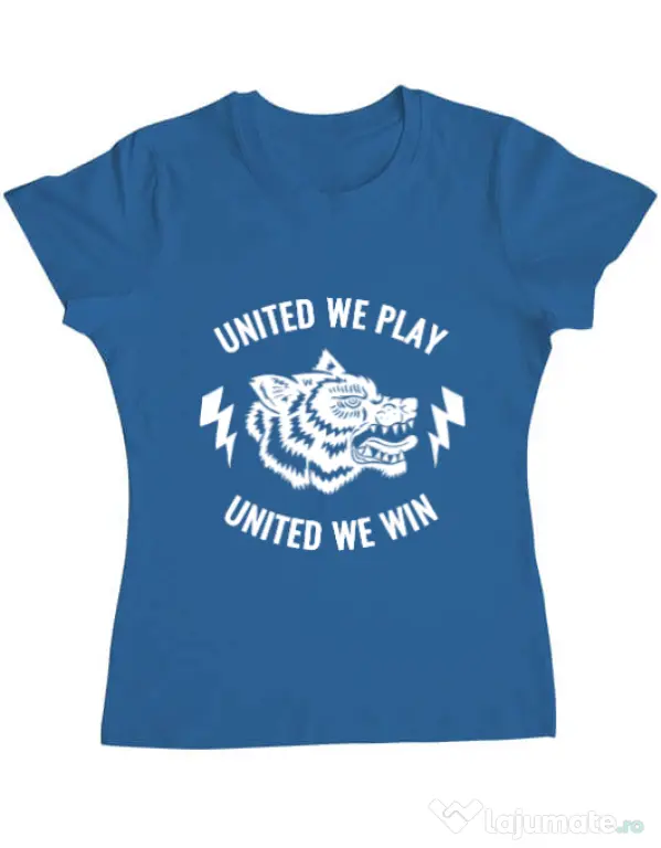 Tricou ADLER dama United we play Albastru azuriu